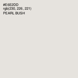 #E6E2DD - Pearl Bush Color Image
